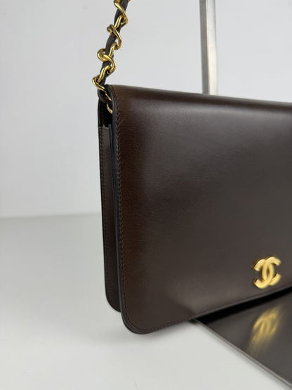 Vintage Chanel CC flap handbag