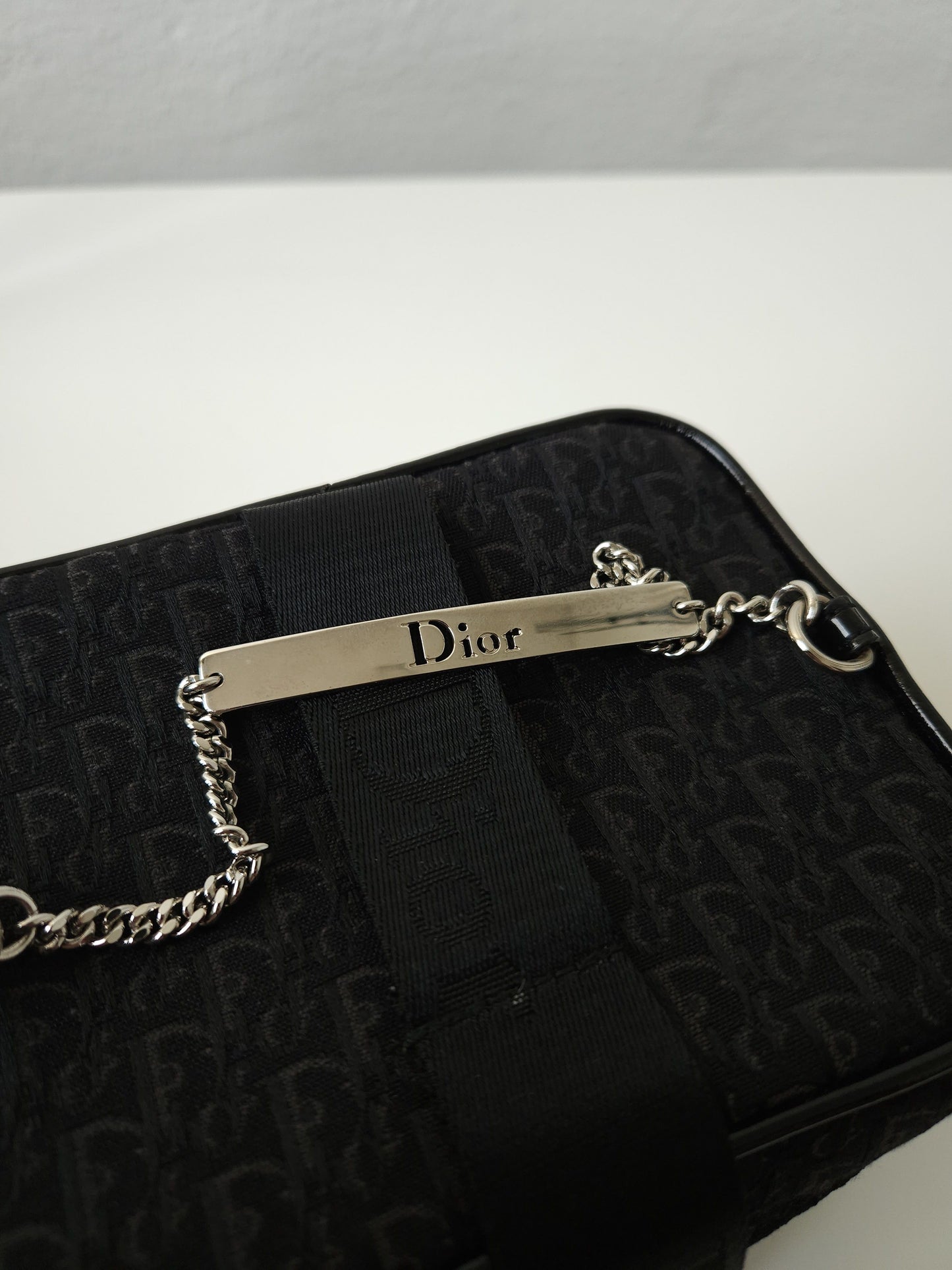 Vtg y2k Dior john galliano street chic monogram vanity case