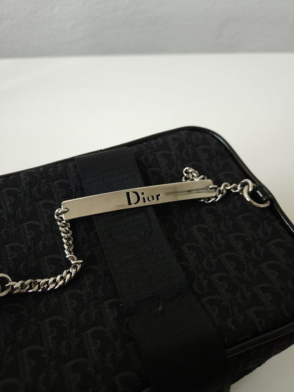 Vtg y2k Dior john galliano street chic monogram vanity case