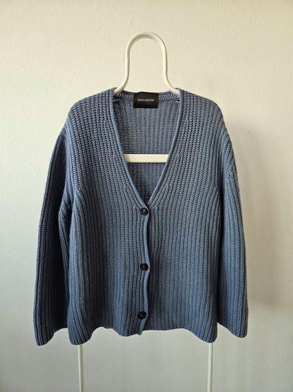 Iris von Arnim cable knit oversized cashmere cardigan