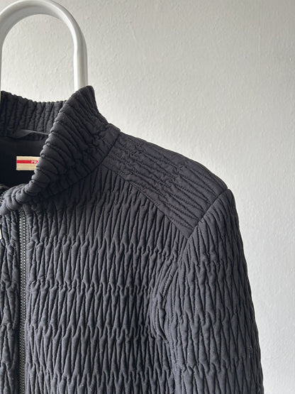 Archive AW2011 Prada pleated full zip sweatshirt