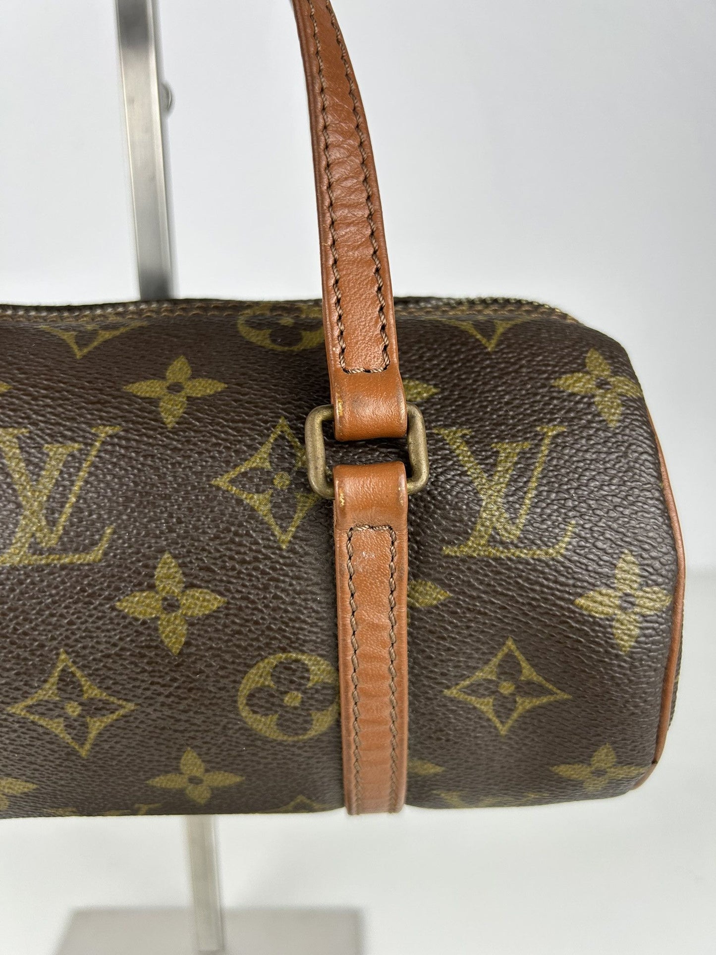 Vintage Louis Vuitton monogram papillon 22 mini boston bag