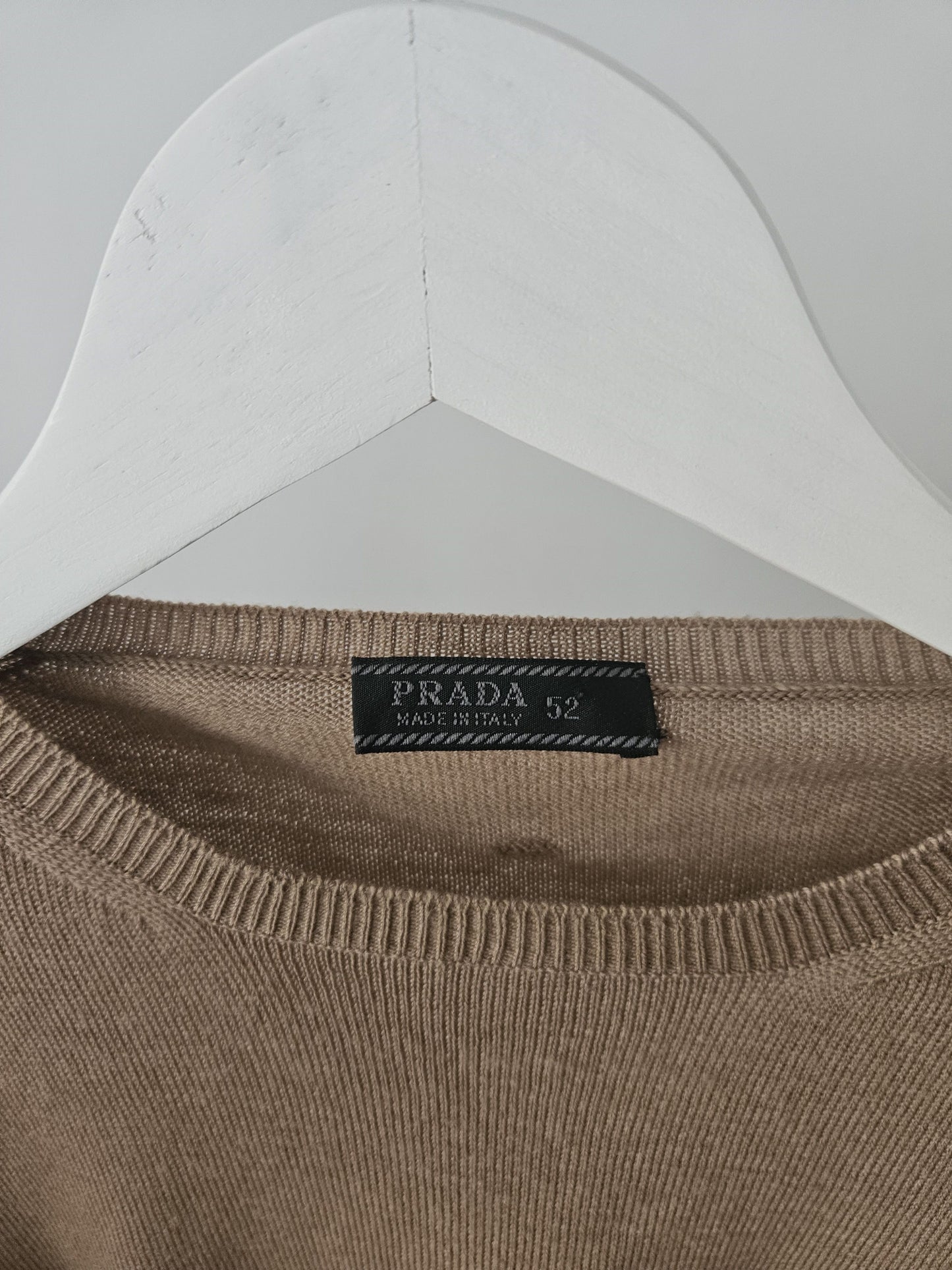 Prada wool thin knit sweater
