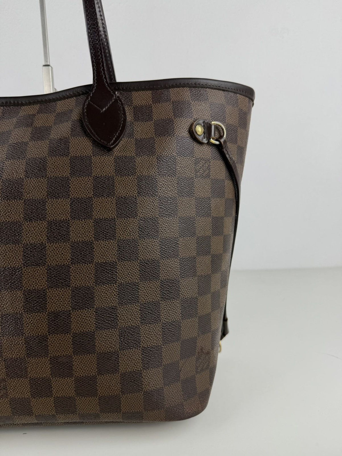 Louis Vuitton damier ebene neverfull mm tote bag