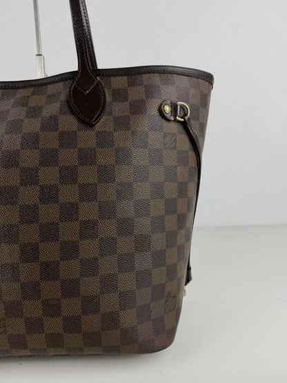 Louis Vuitton damier ebene neverfull mm tote bag