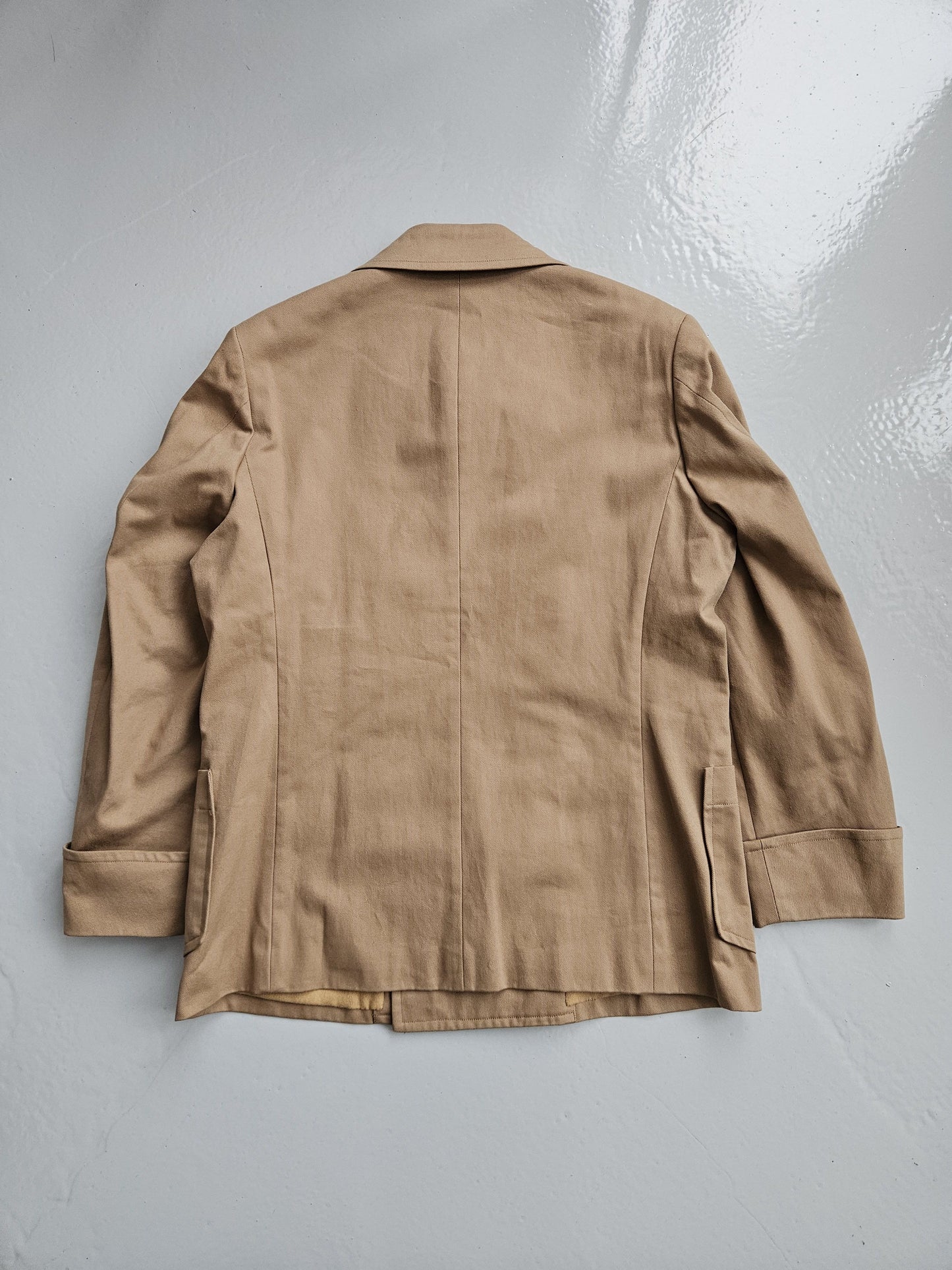 Yohji Yamamoto Y's double breasted reefer jacket peacoat