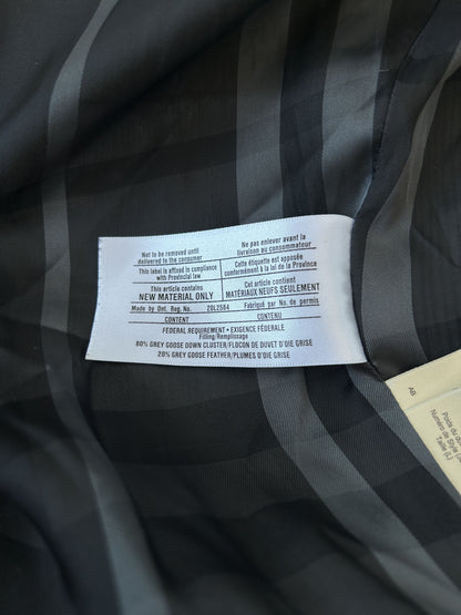 Burberry high collar belted short puffer jacket