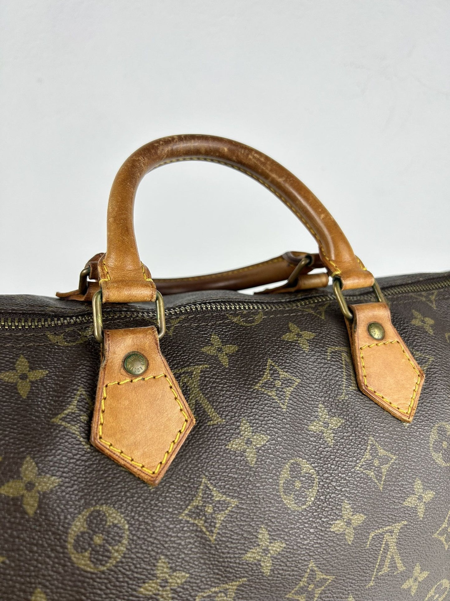 Vintage 80s Louis Vuitton monogram speedy 35 boston bag