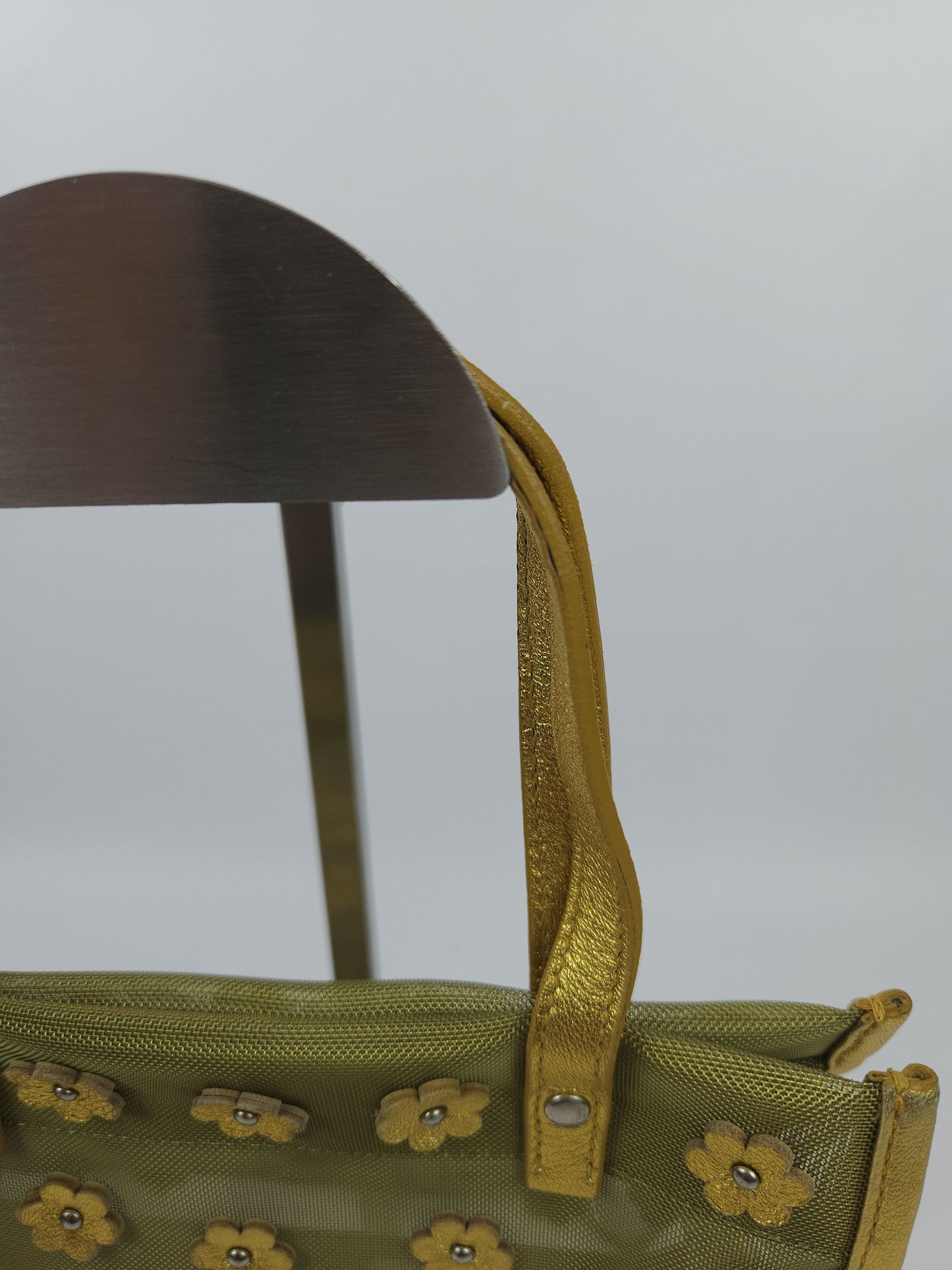 Archive 1999 miu miu mesh floral mini tote bag mb1522