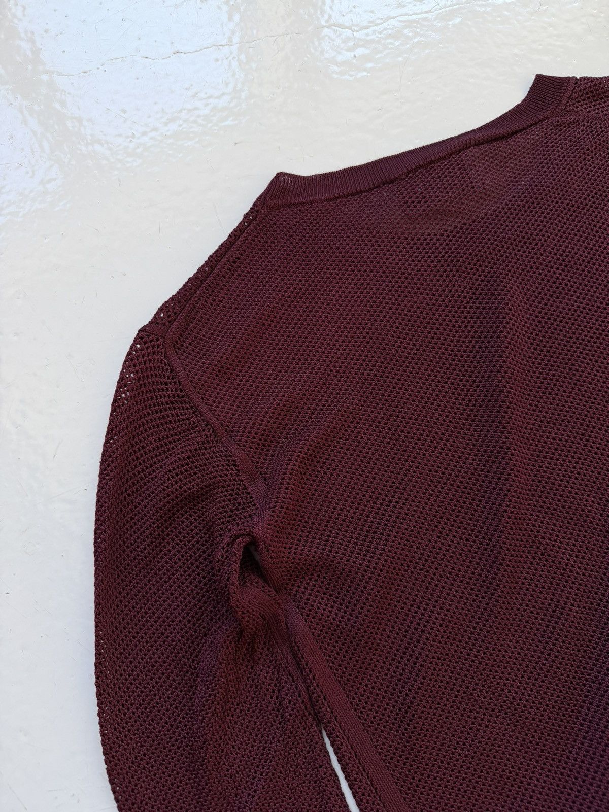 SS2015 Prada viscose mesh top