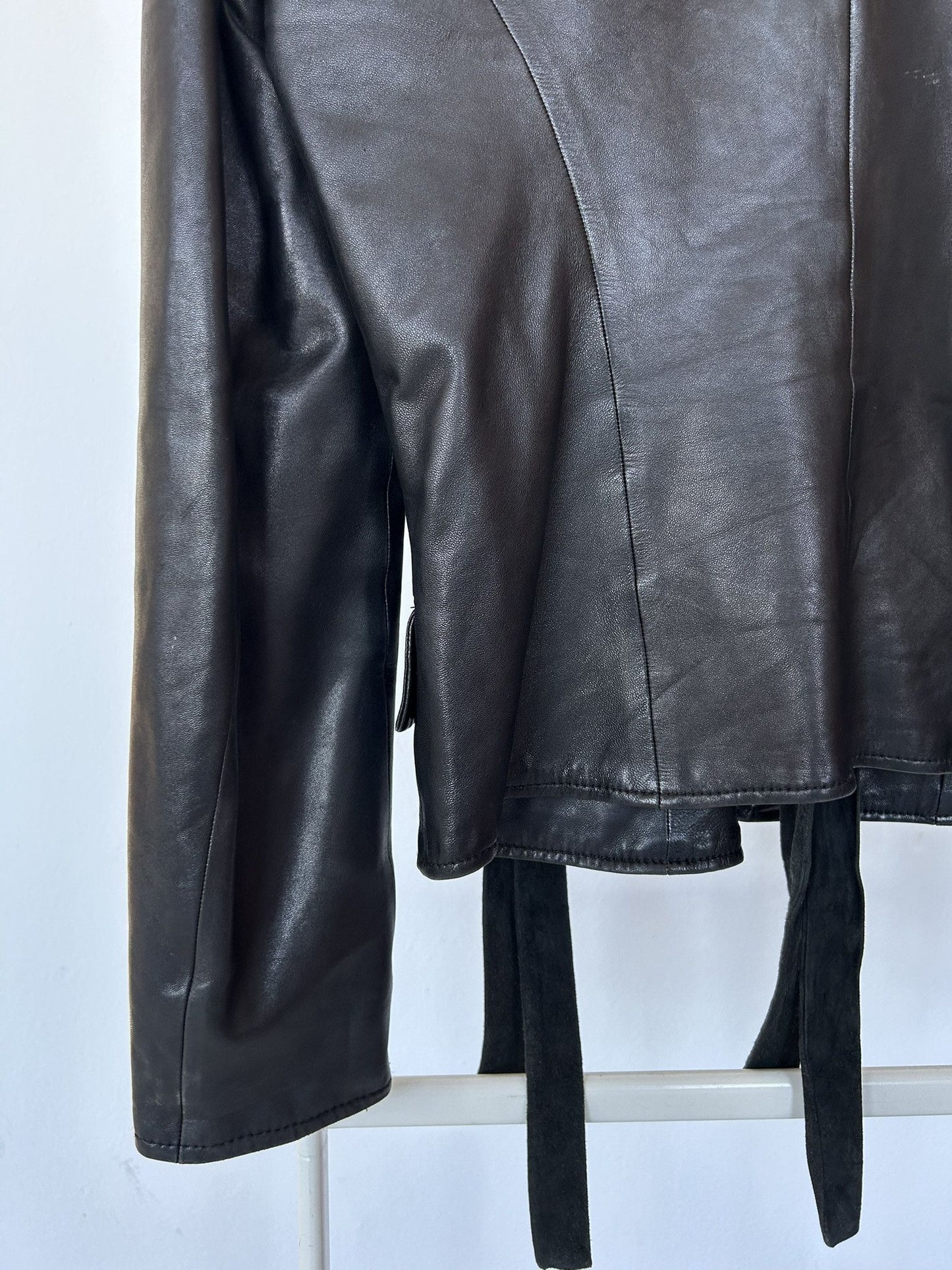 Yves Saint Laurent Rive Gauche Tom Ford era leather jacket