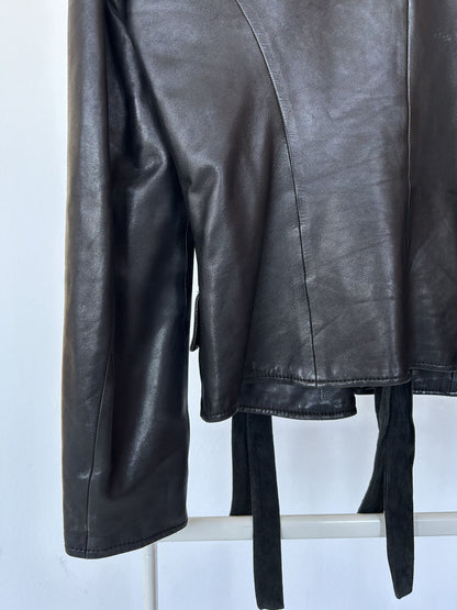 Yves Saint Laurent Rive Gauche Tom Ford era leather jacket