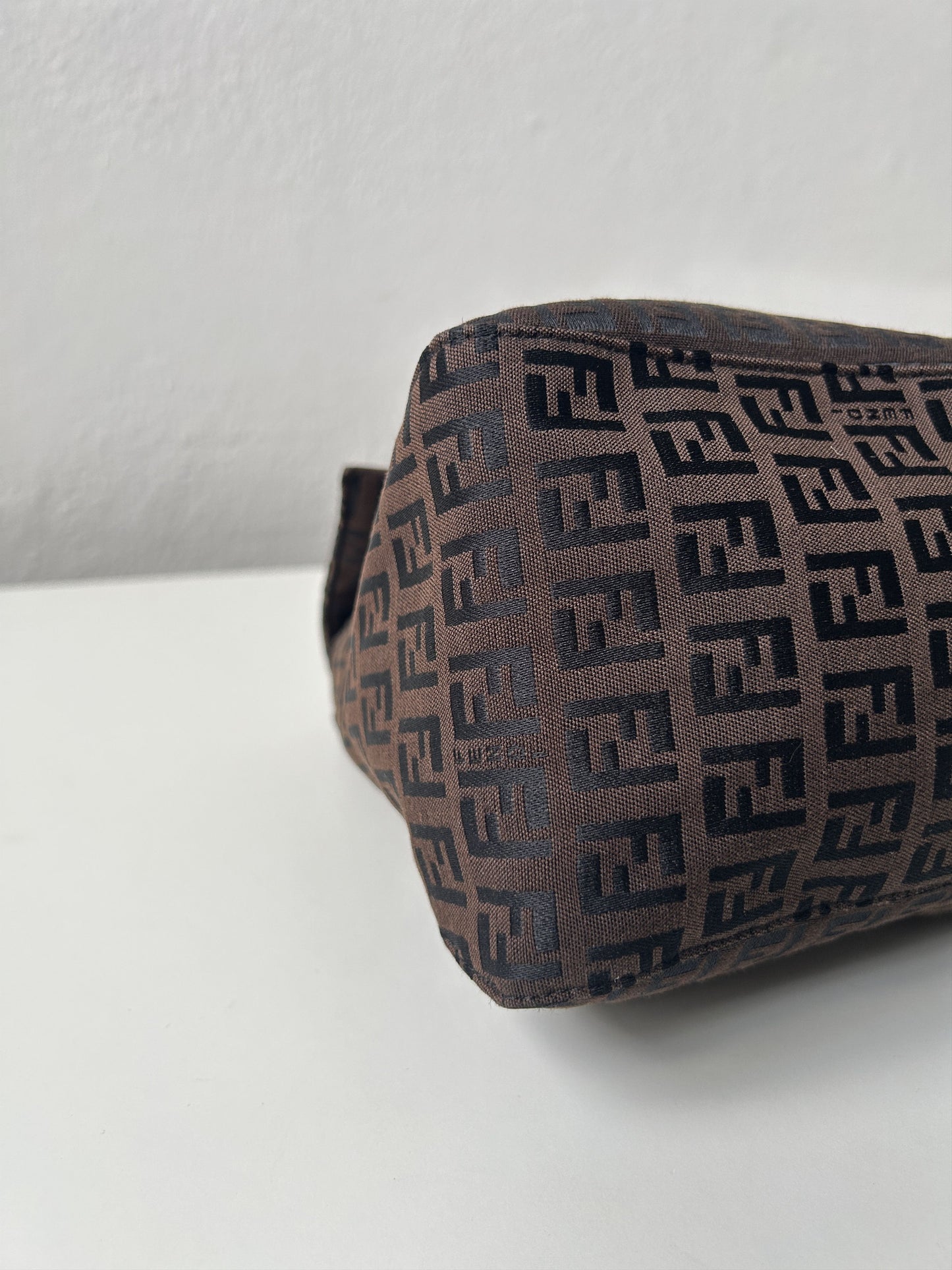 Fendi zucchino monogram canvas handbag