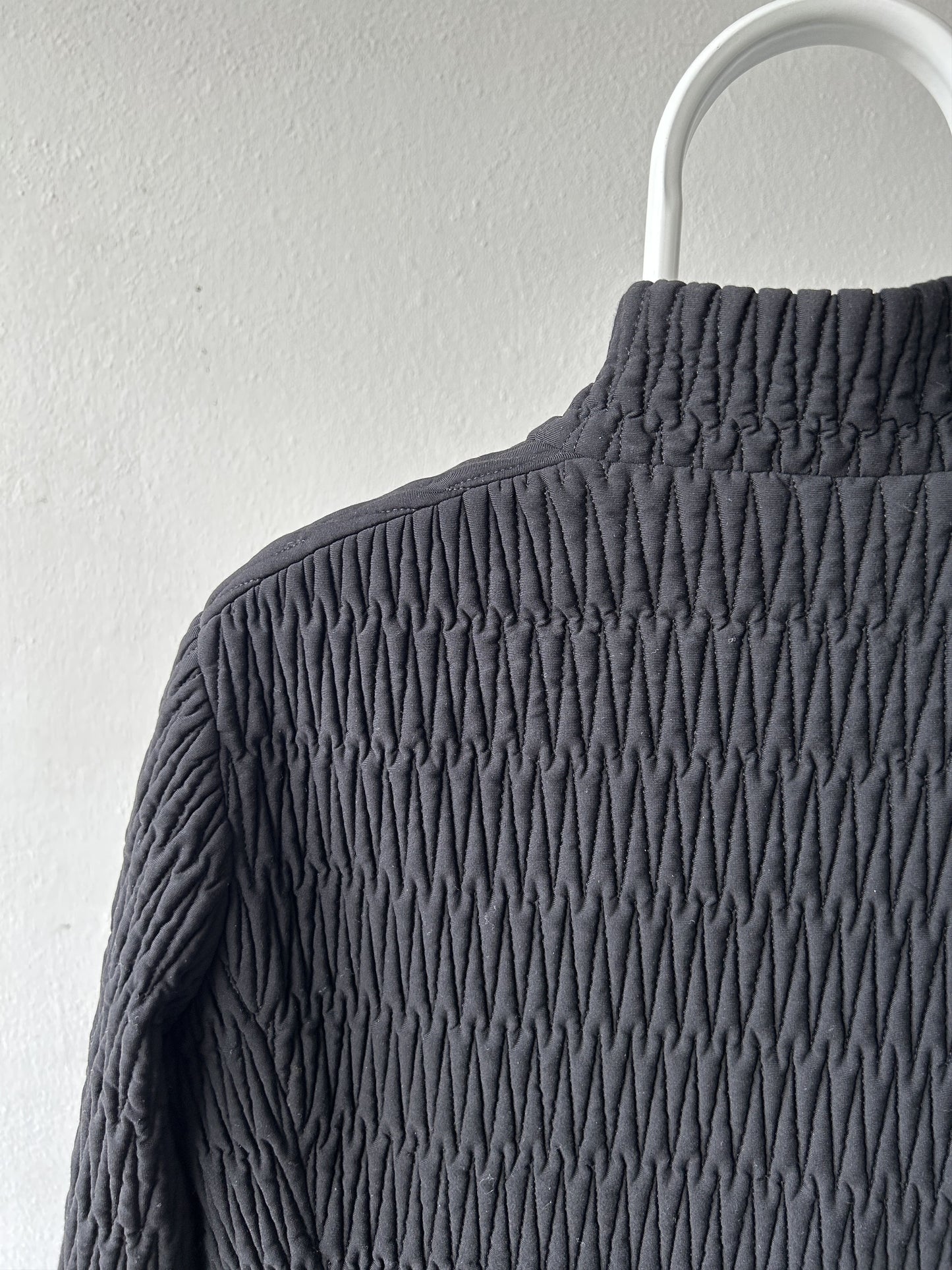 Archive AW2011 Prada pleated full zip sweatshirt