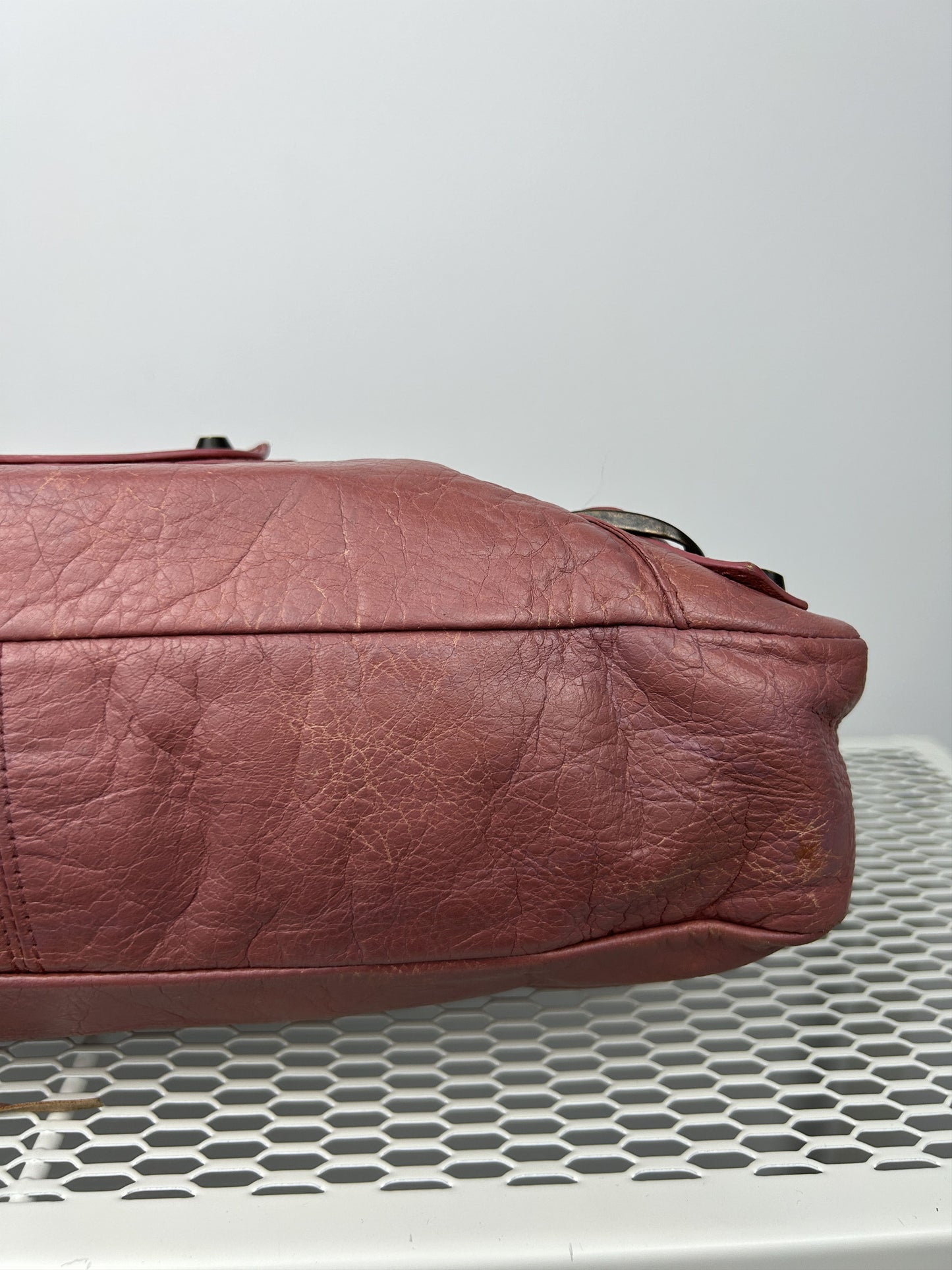 Balenciaga first bag in dusty pink