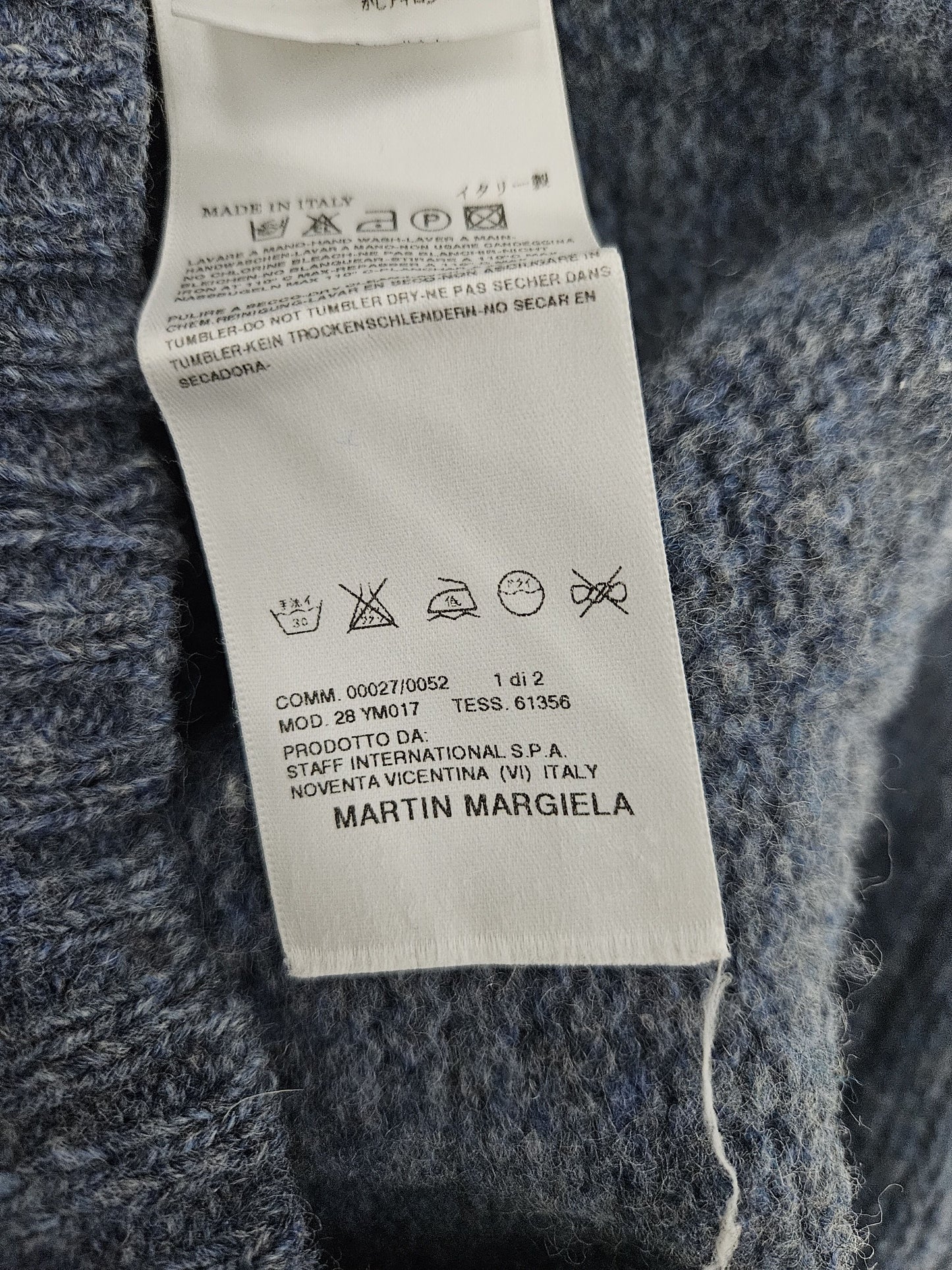 AW2005 Maison Martin Margiela 14 wool turtleneck sweater