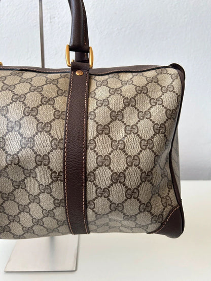 Vintage 70s-80s Gucci monogram Boston duffle bag