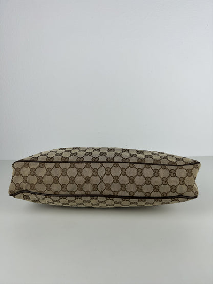 Gucci gg monogram canvas tote bag