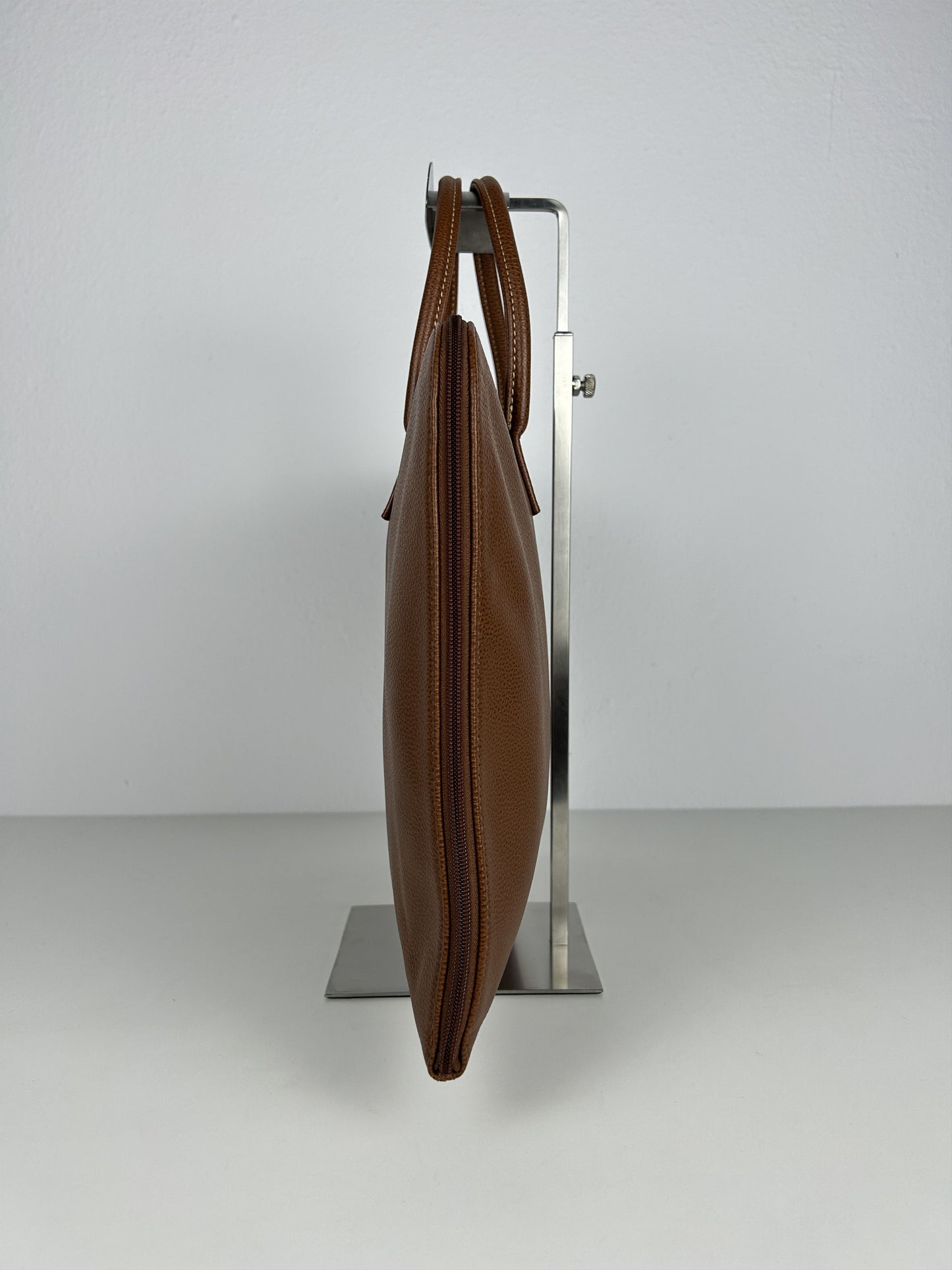 Longchamp leather laptop bag