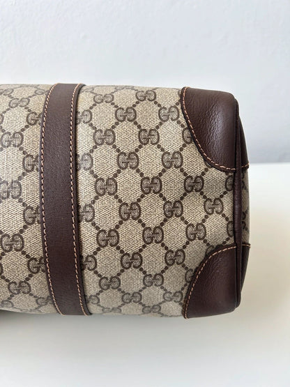 Vintage 70s-80s Gucci monogram Boston duffle bag