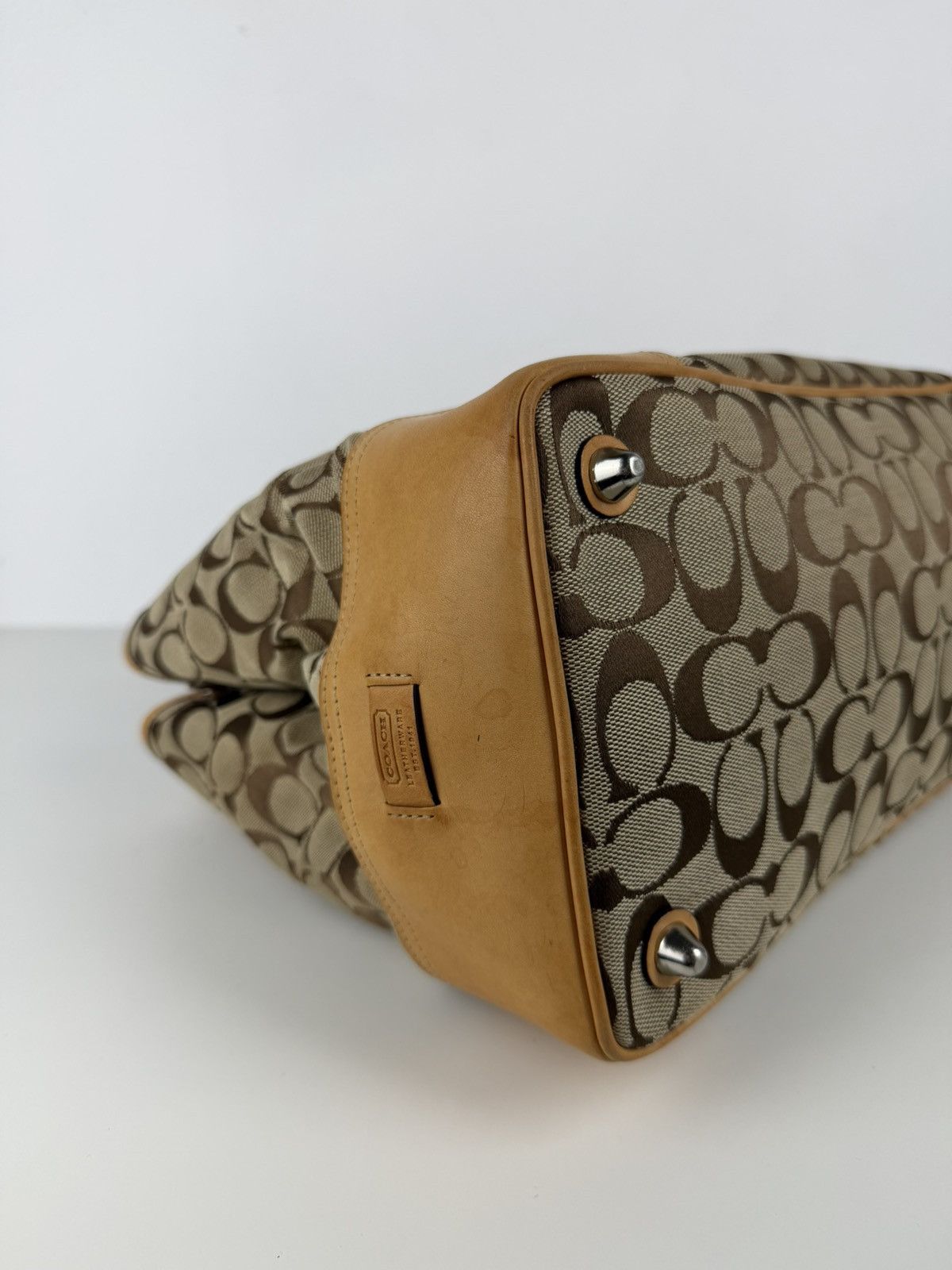 Coach signature tote