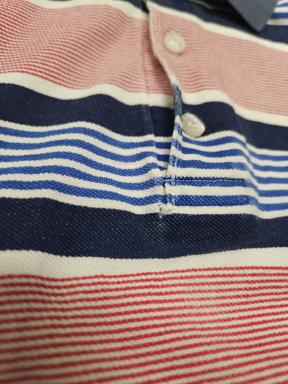 Vintage burberry striped polo shirt