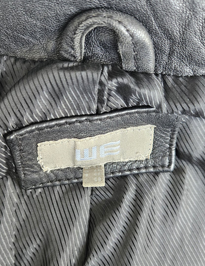 Archive y2k multipocket cropped lambskin leather jacket