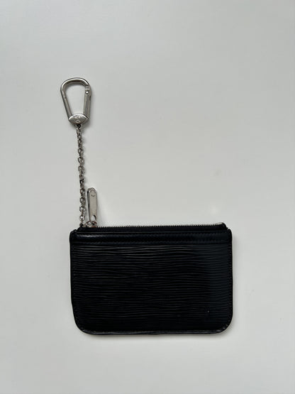 Vintage Louis Vuitton epi leather pochette cle large size