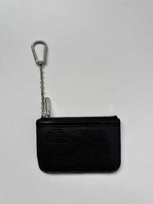 Vintage Louis Vuitton epi leather pochette cle large size