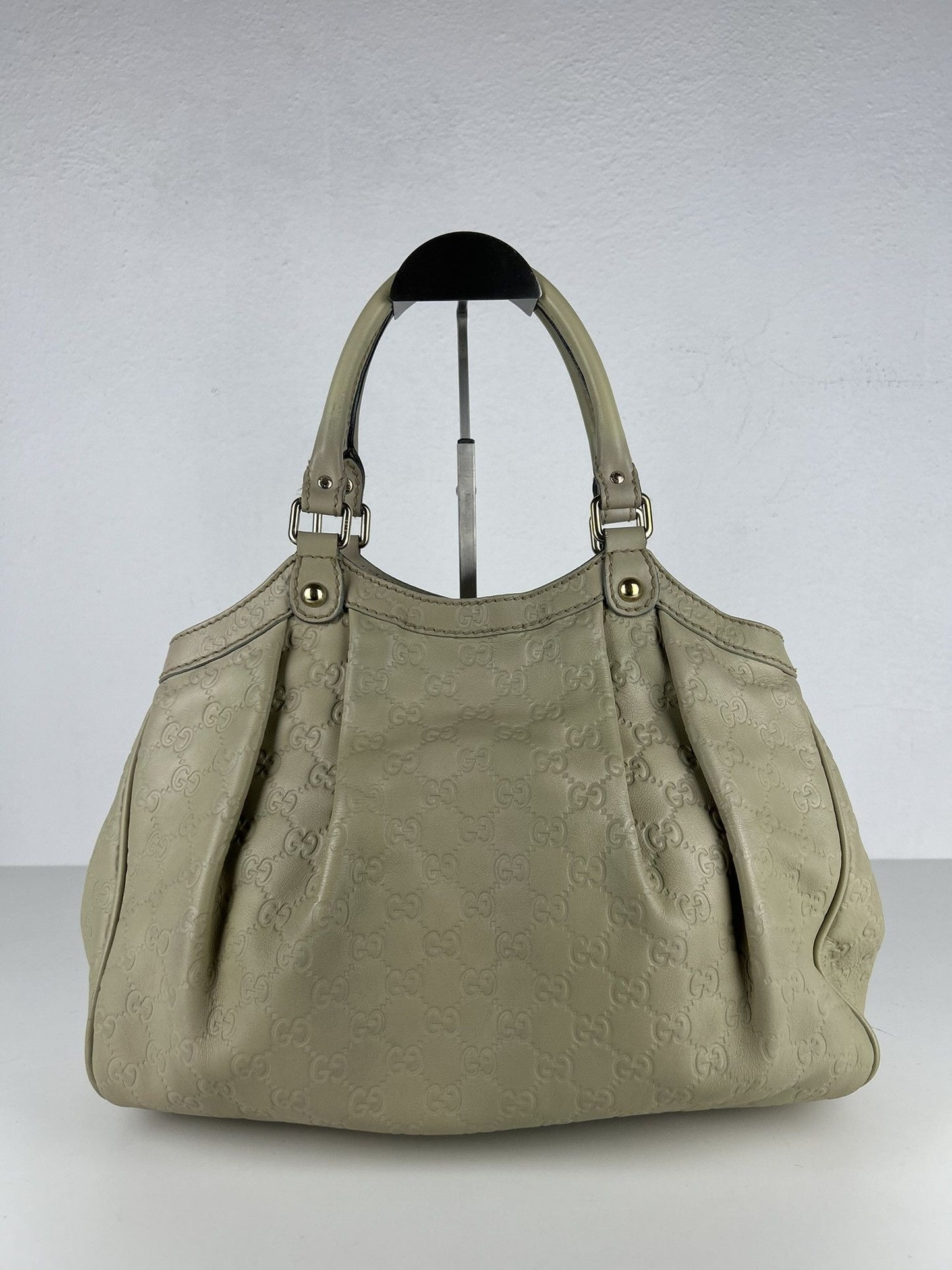 Gucci guccissima sukey medium size leather handbag