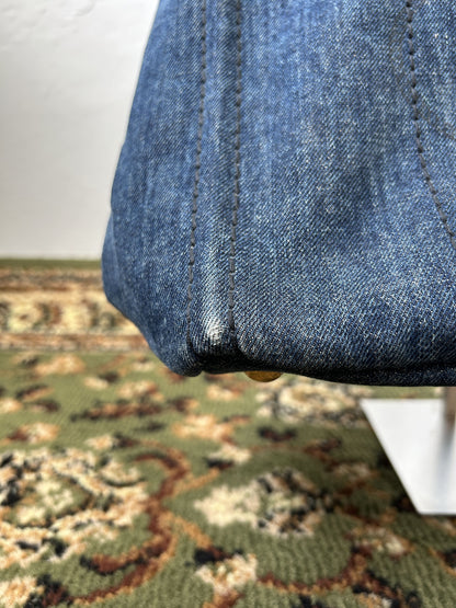 Prada Canapa denim handbag large size