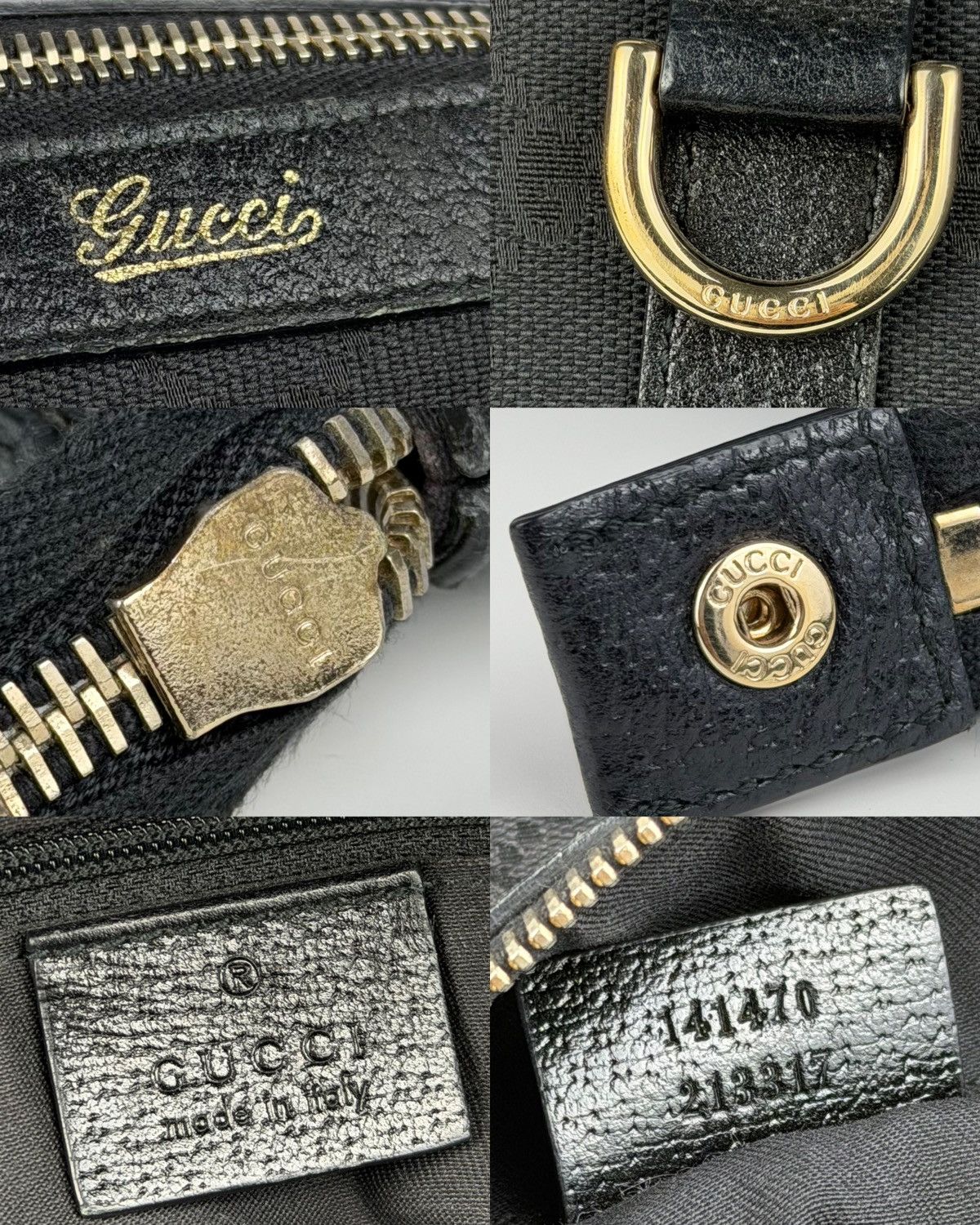 Gucci abbey GG monogram canvas tote