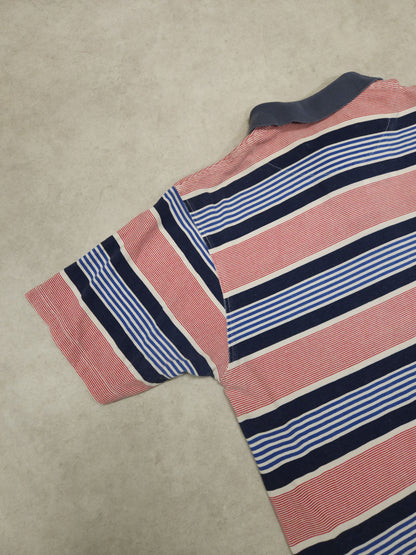 Vintage burberry striped polo shirt