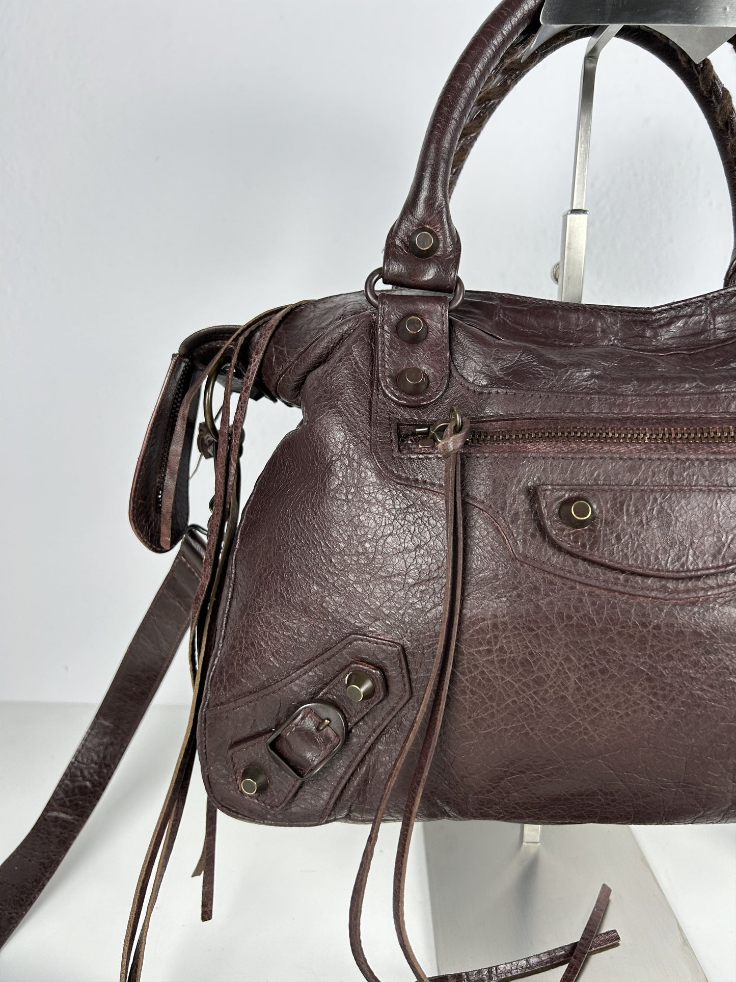 Balenciaga town bag in brown