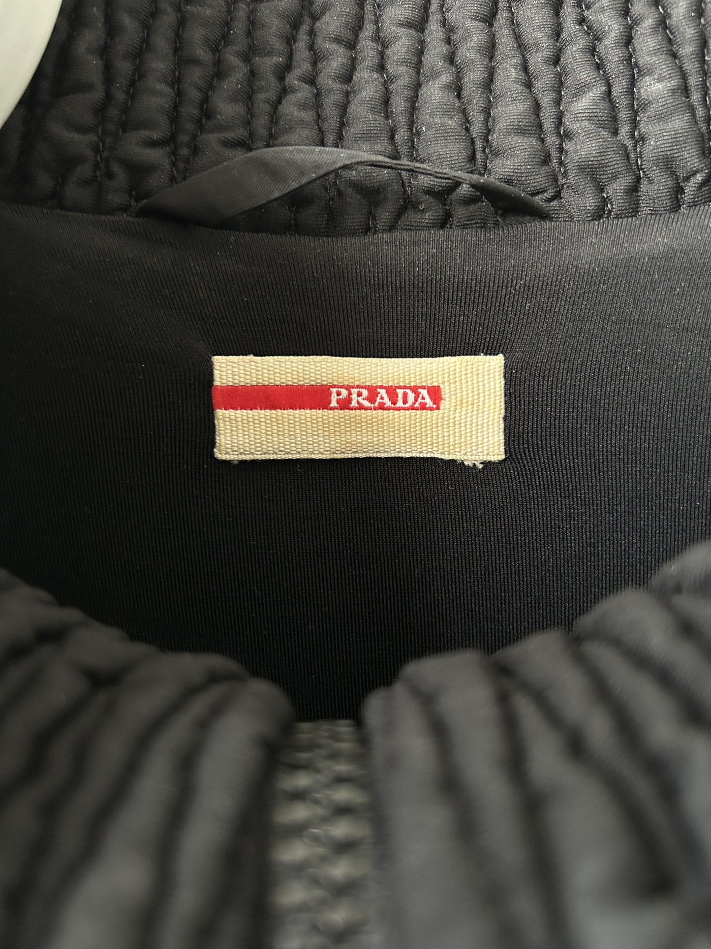 Archive AW2011 Prada pleated full zip sweatshirt