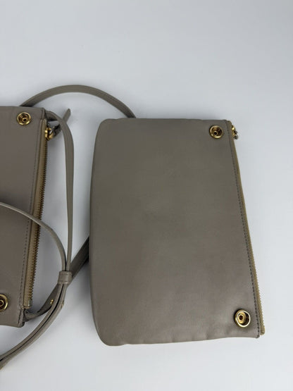 Celine trio leather shoulder/ crossbody bag