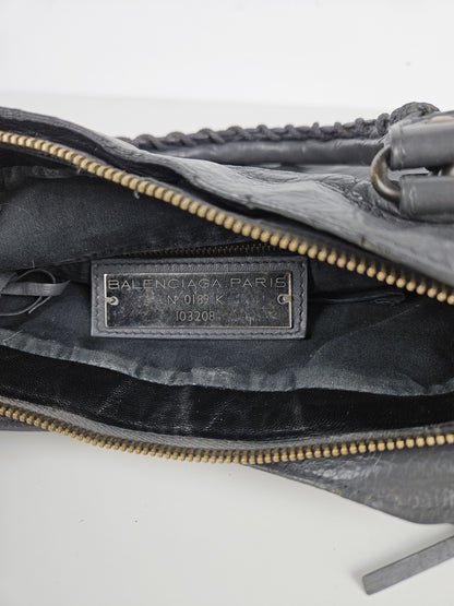 Balenciaga first bag in dark gray