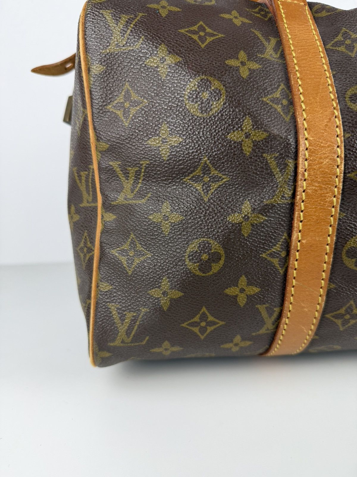 Vintage 80s Louis Vuitton monogram sac souple 35 boston bag