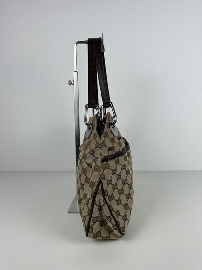 Gucci gg monogram canvas tote bag