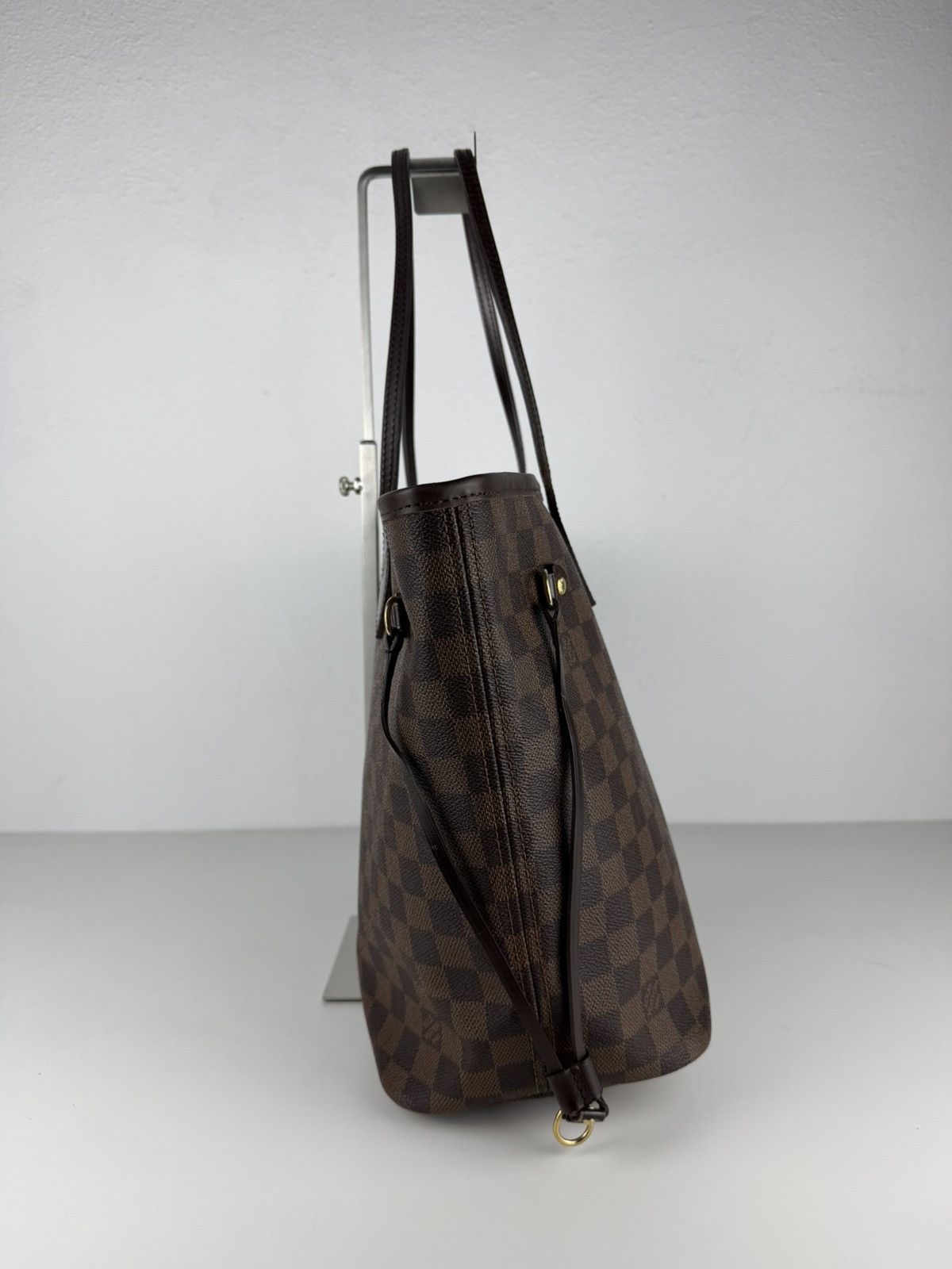 Louis Vuitton damier ebene neverfull mm tote bag