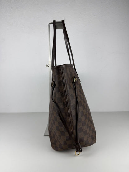 Louis Vuitton damier ebene neverfull mm tote bag