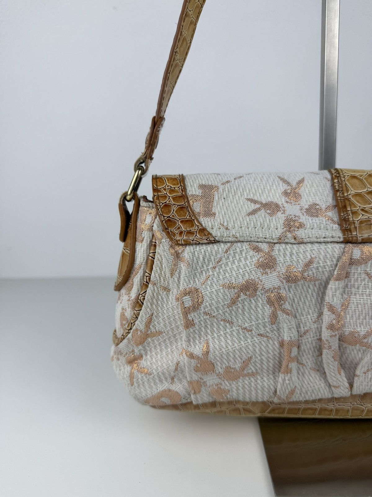 Vintage playboy monogram shoulder bag
