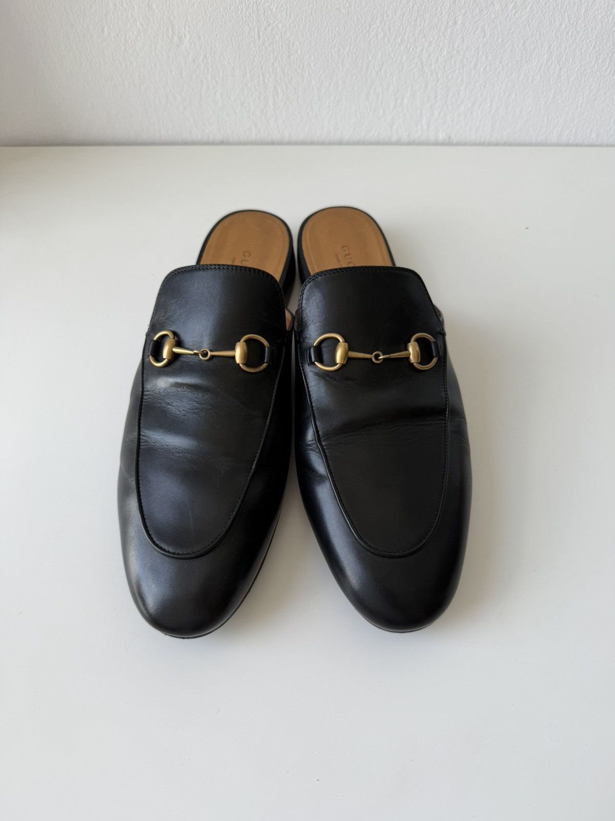 Gucci princetown horsebit slip on loafers