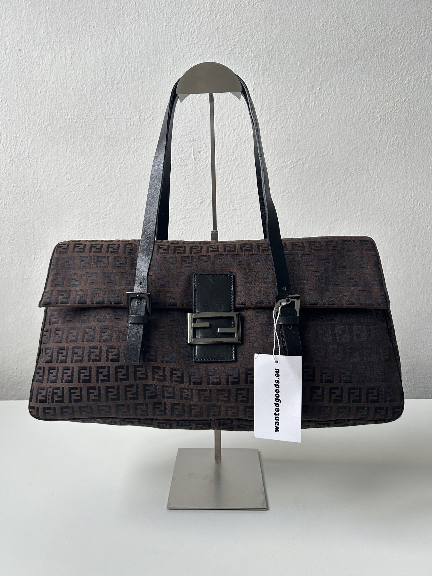 Fendi zucchino monogram canvas handbag