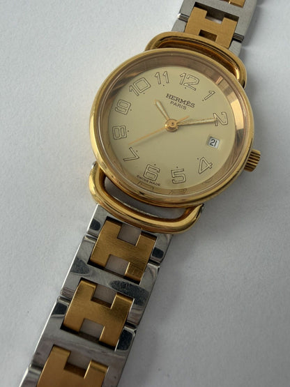 Vintage 1990s Hermes Pullman watch