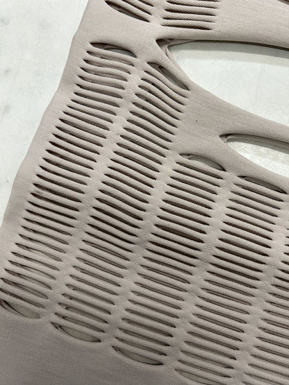 Good Goods issey miyake mokko poly square cutout tote bag