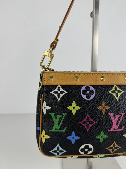 Louis Vuitton x Takashi Murakami pochette accessoires multicolor