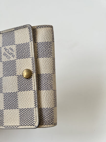 Louis Vuitton damier azur key holder