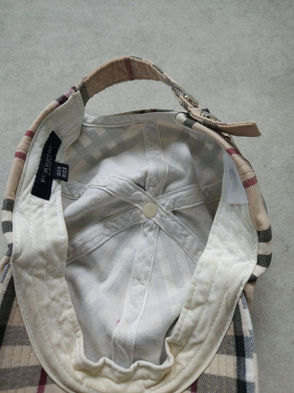 Vintage y2k burberry nova check hat cap