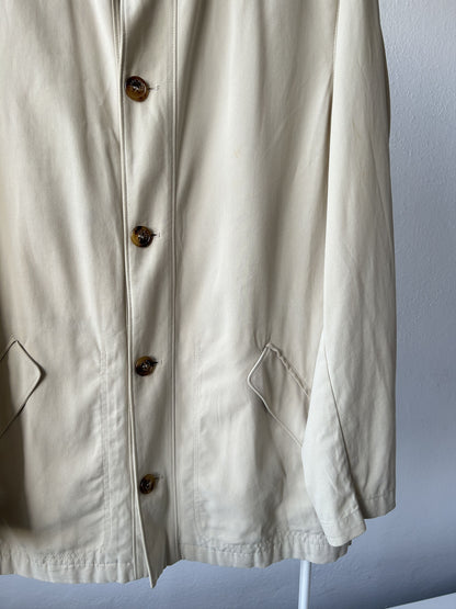 Loro piana light cotton and silk overcoat